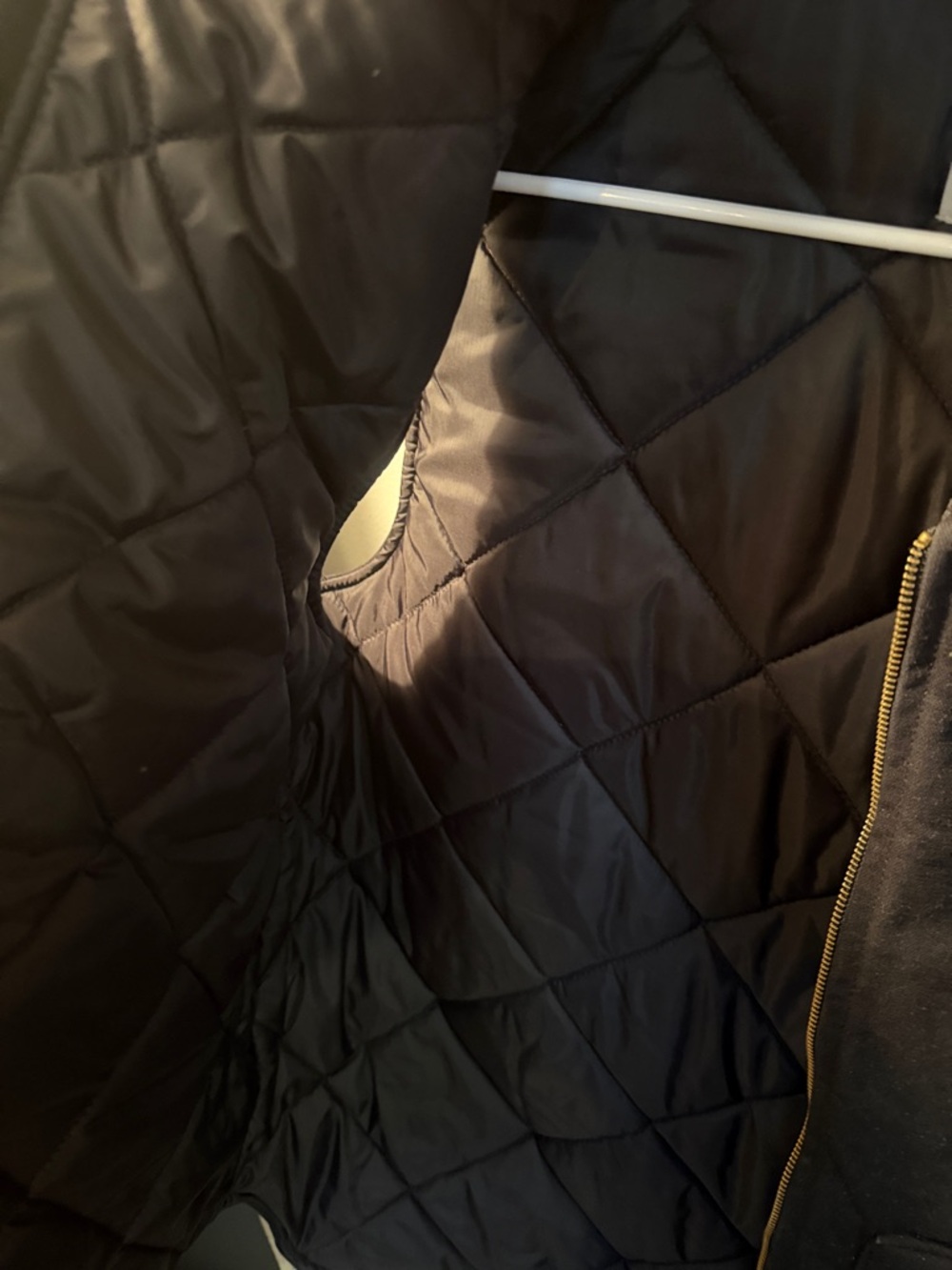 Carhartt Black Insulated Zip-Up Work Vest - Picture 4 of 7